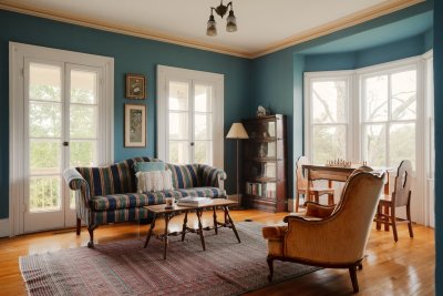 Deze verftrend vervangt color drenching in je woonkamer
